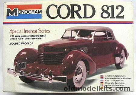 Monogram 1/24 Cord 812 Convertible, 2233 plastic model kit